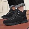 Fashion Boots Men High Top Boots High Quality Leather Hiking Shoes Fashion Outdoor Men Lace Up Non-Slip Ankle Boots Waterproof Big 48