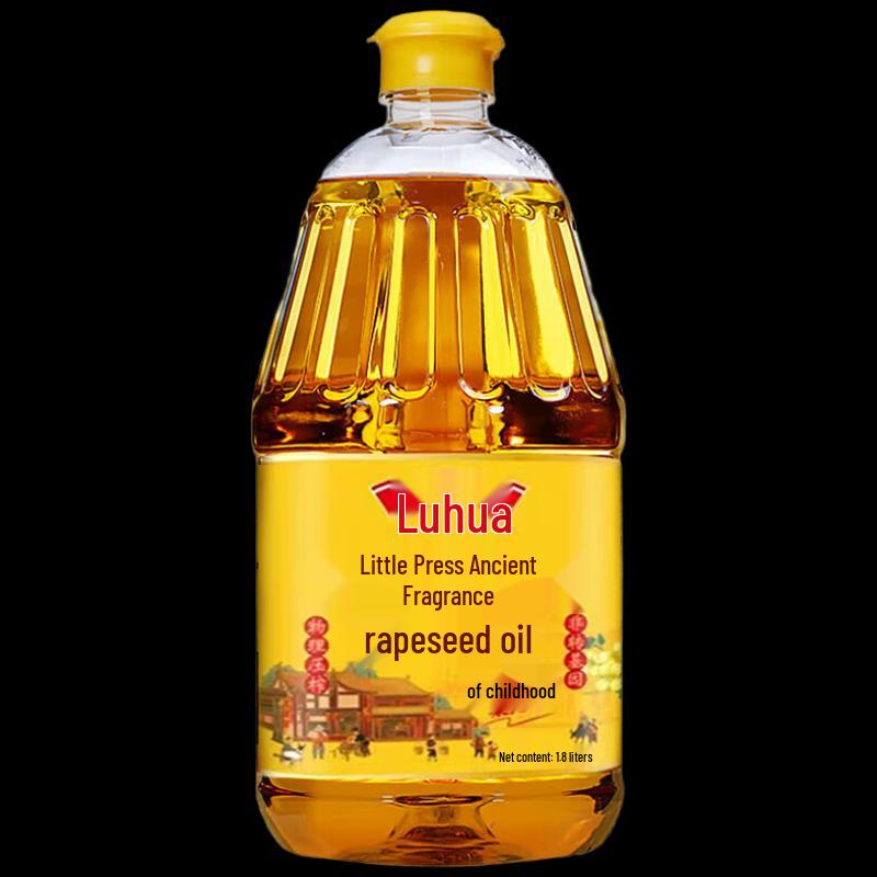 Luhua Ancient Flavor Cold-Pressed Rapeseed Oil (2x1.8L)