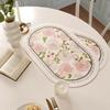 1PCS Square Leather Placemat Waterproof and Anti Skidding Dining Table Pads Heat Resistant Guard Countertop Protector Decor Mat