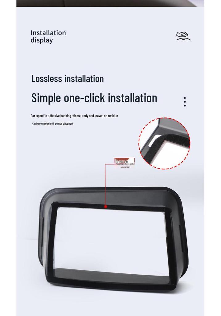 Volkswagen ID9X 2026 Head-Up Display Protective Cover - Car Interior Accessories, Modified ABS