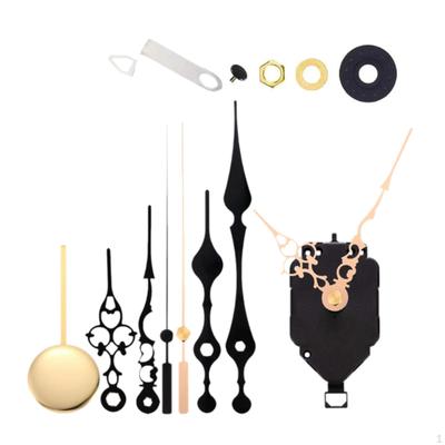 Clock Movement Repair Kit with Pendulum And Hands for Craft Projects