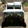 Poster The Walking Dead Sheets Quilt Covers Bedding Dormitory Sheets Bedding Set Soft Warm Bedding Set
