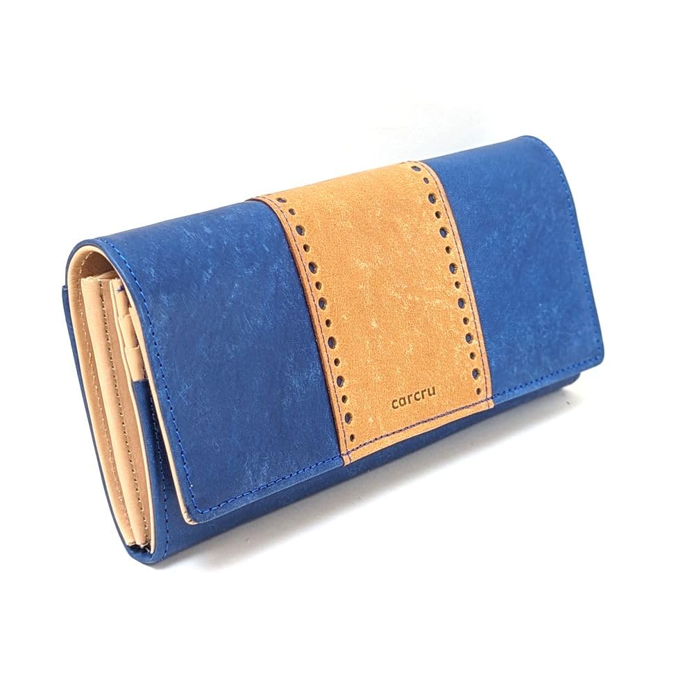 

Karukuru Vegetable Series Flap Long Wallet MOS-VG002 BlueCamel
