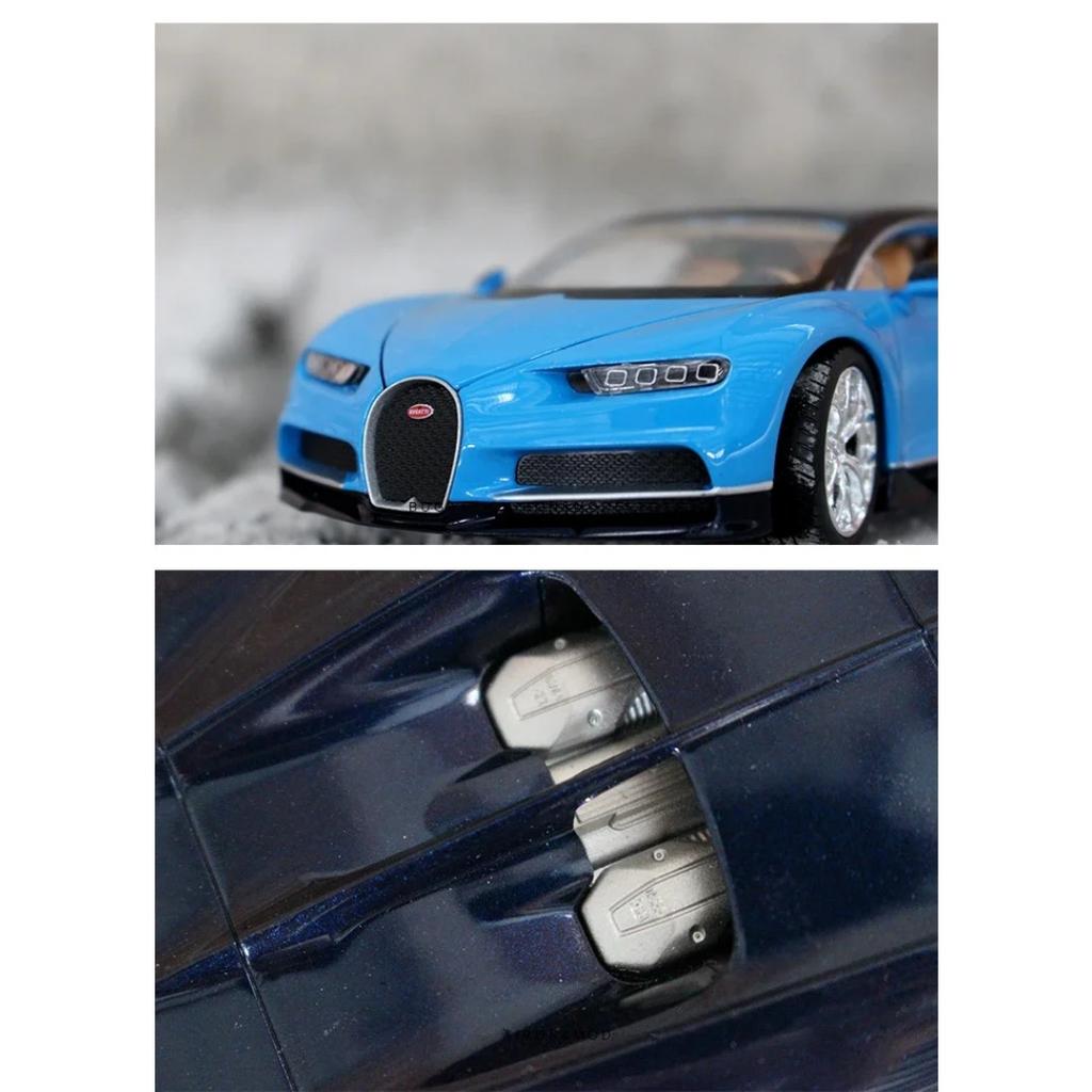 Welly 1/24 Bugatti Chiron Scale Diecast Vehicles High Simulation Model Car Metal Alloy Classic Toy Car For Kids Gift