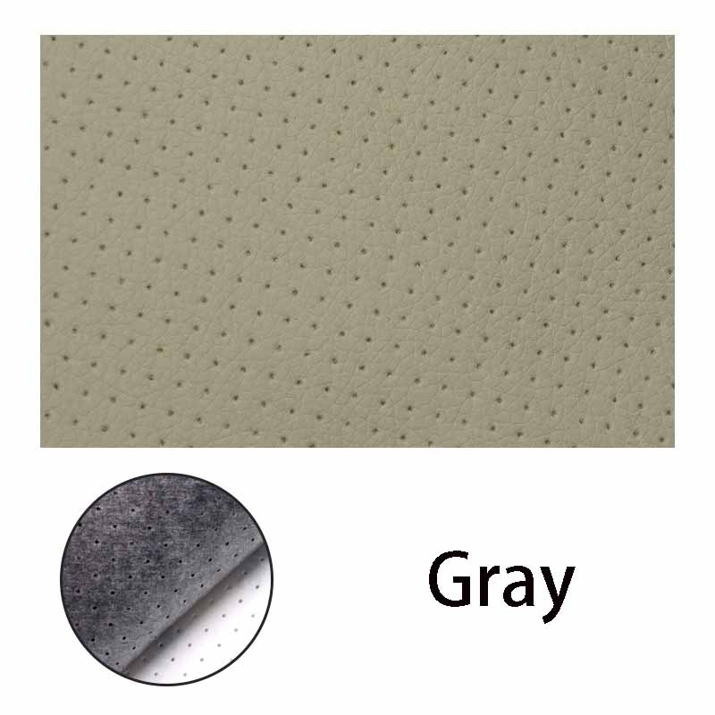 

1 мм Толстая Перфорированная Дышащая Кожа с Рисунком Личи Самоклеящаяся Виниловая Пленка ПУ - для DIY Мебели, Ремонта Автомобильного Салона, Обновления Дивана 20*30cm