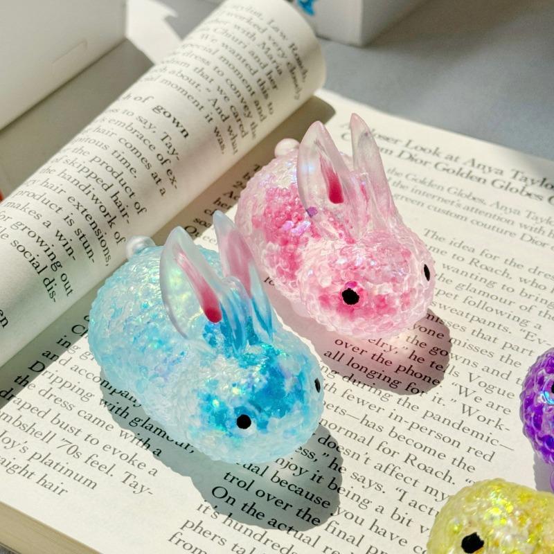 Colorful Bunny Malt Sugar Squeeze Toy Stress Relief Creative Animal Toy