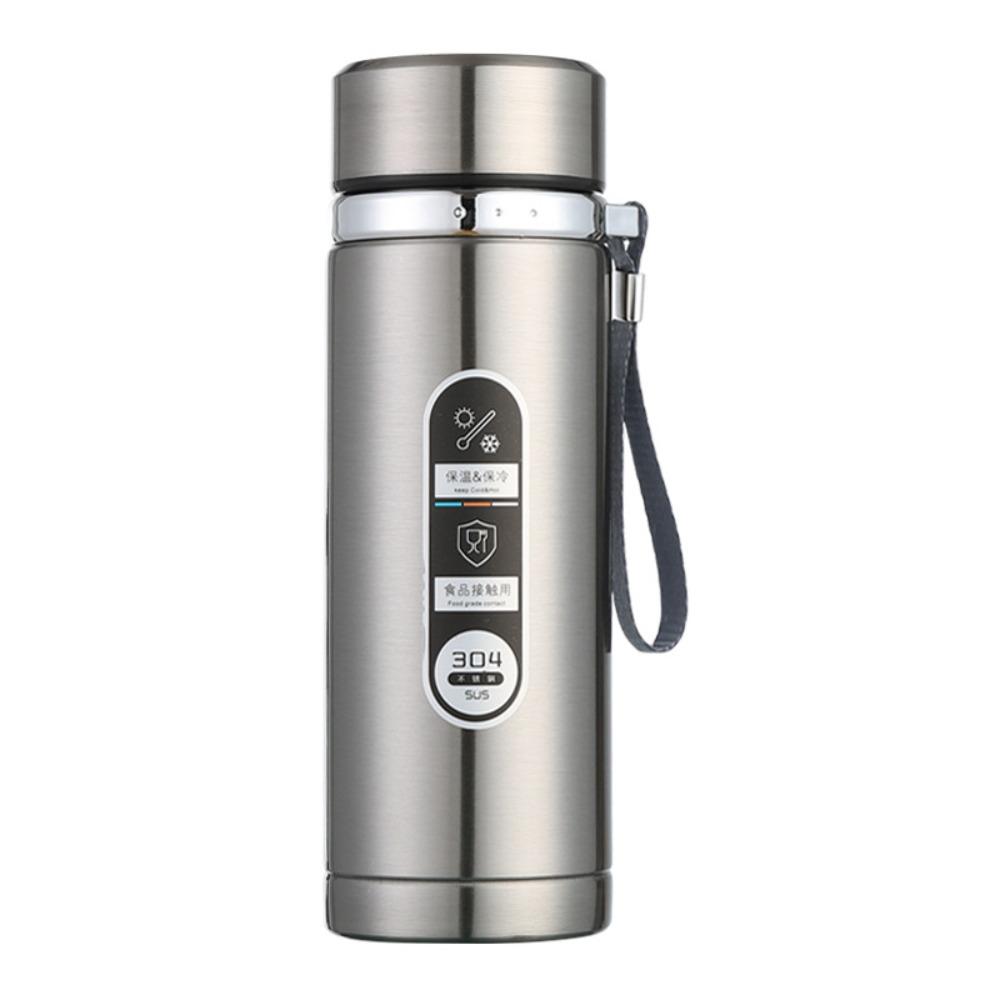 Nowa Izolowana Butelka na Wodę 500ml z Wyświetlaczem Temperatury LED Szczelny Kubek do Picia Przenośny ze Stali Nierdzewnej Biurowe Kubki na Herbatę