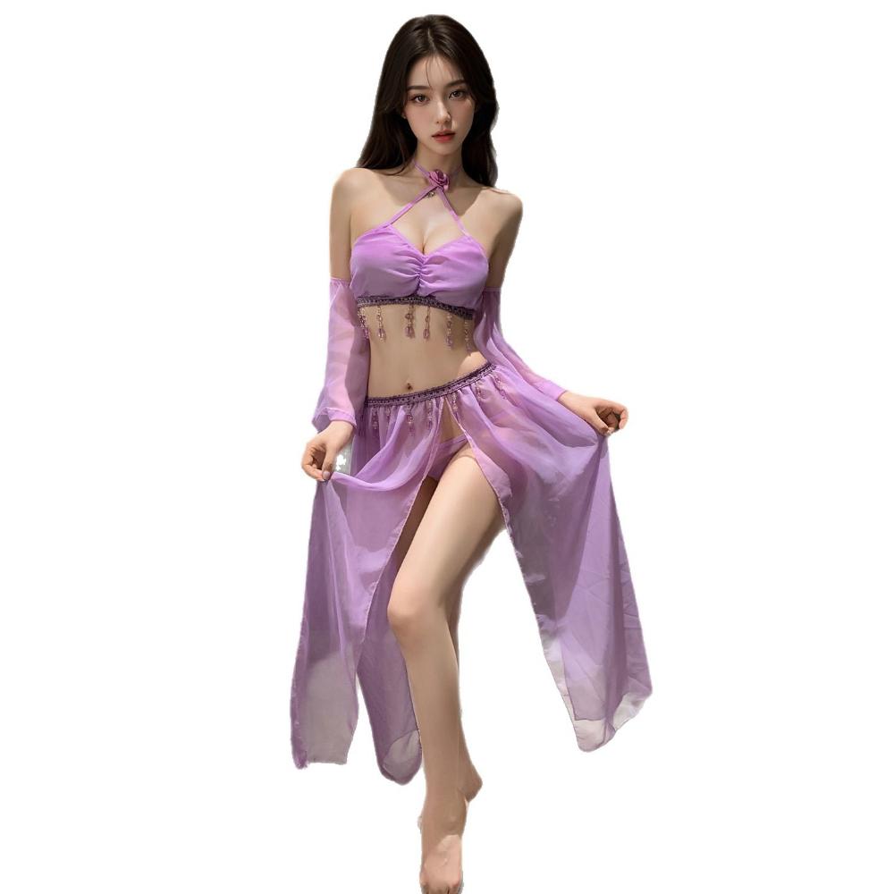 Lace Hanfu Cheongsam Lingerie Set - Seductive Cosplay Underwear for Intimate Moments