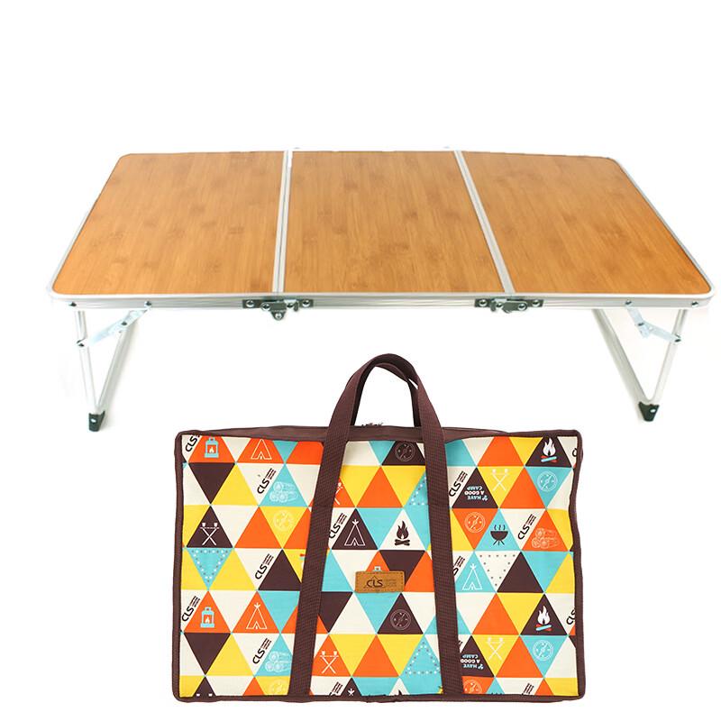 ZISIZ Portable Bamboo Picnic & Camping Table