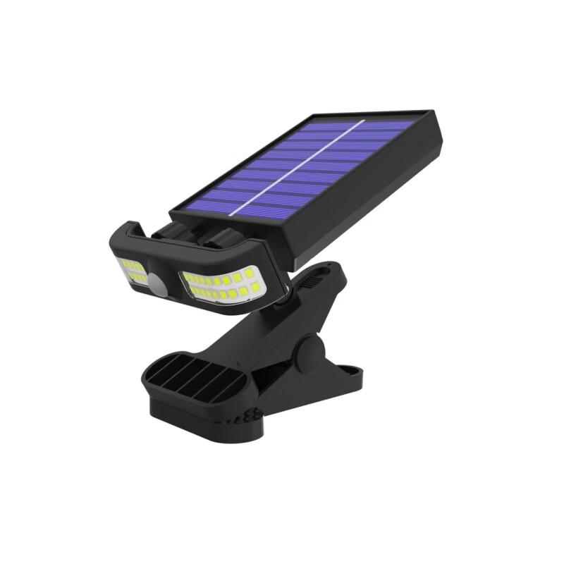Outdoor Clip-on Solar Light with USB Charging, 2-Pack