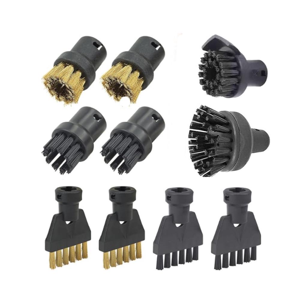 Kärcher SC Series Steam Accessories Set: Includes Small Round Brush, Copper Brush, Floor Nozzle