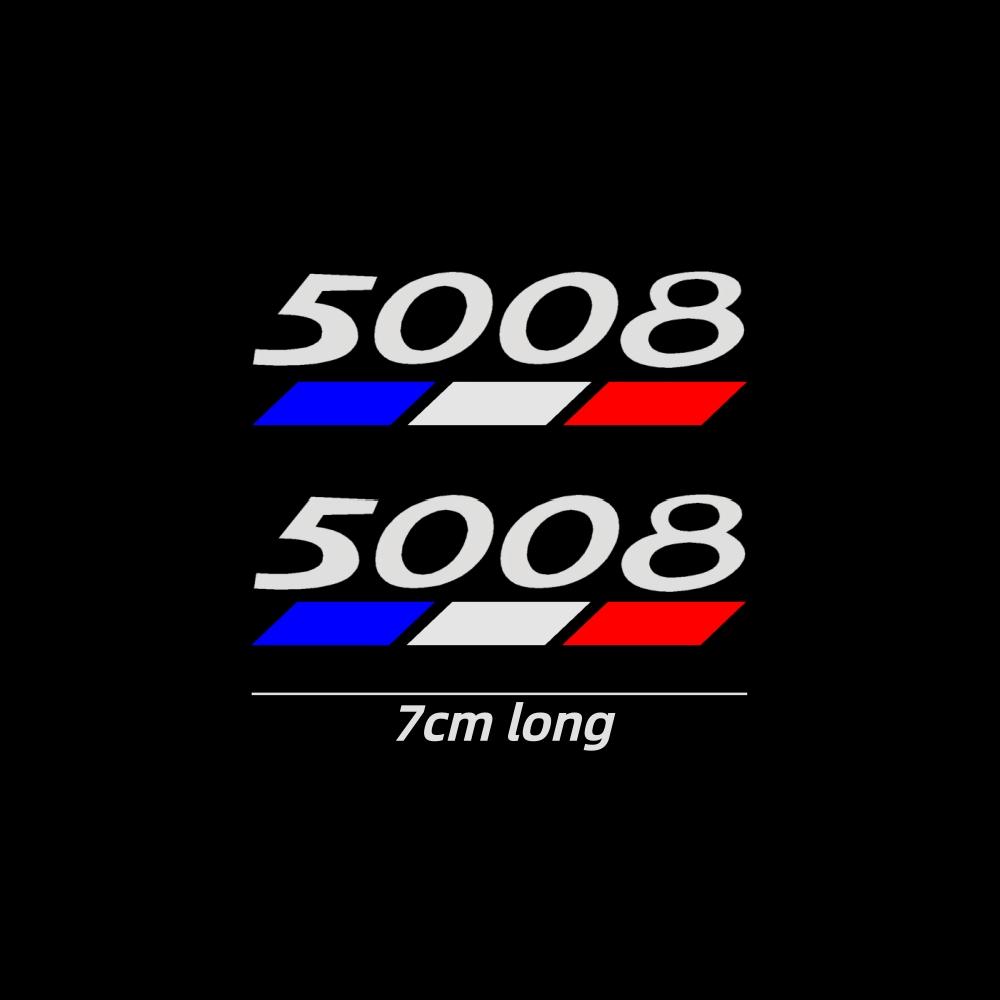2Pcs, Car Sticker Decal Center Pillar Sticker for z333 3008 5008 2008 106 107 108 205 206 207 208 RCZ 306 307 308 508 406 407 333z