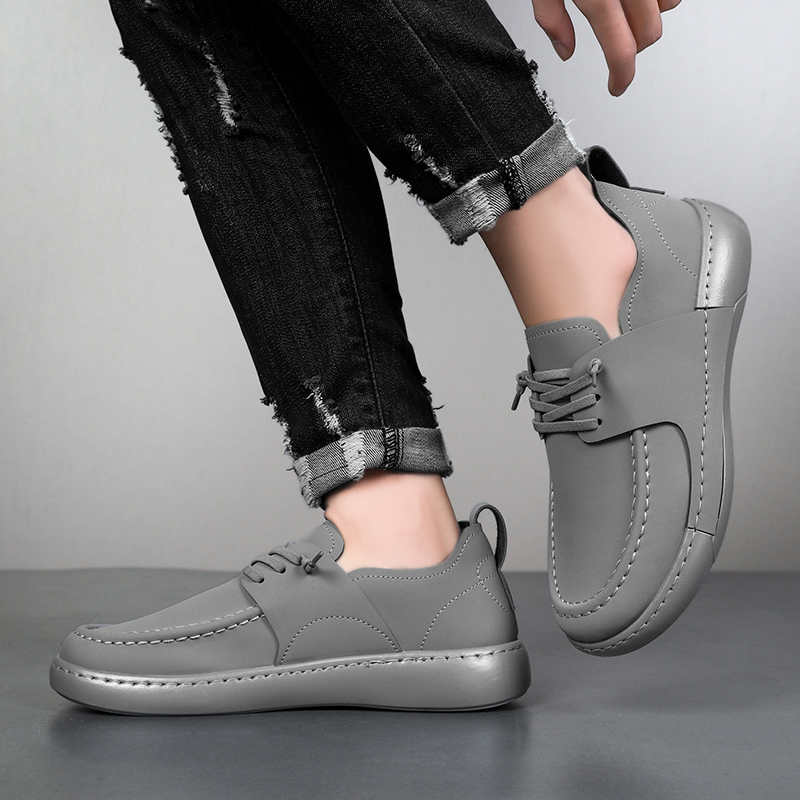 Thick Sole Mash Top Quality Shoes Flats Summer Loafers For Men Sneakers 41 Size Sports Sapatos Aestthic Retro Popular