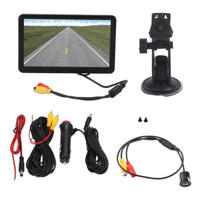 7in High Definition Reverse Parking Monitor 170 Degrees  Wide Angle Waterproof Night Vision Rearview Camera for RV