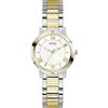 Kleid Zweifarbig Edelstahl Damen Quarz Uhr GW0404L2