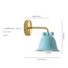 Nordic Ins Cream Glass Bowknot Bell Wall Lamp Bedside Bedroom E27 LED Wall Mounted Kitchen Island Kids/Princess Room Store Cafe