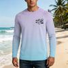 Men's Long Sleeve Outdoor Shirt UPF50 Plus Sun Protection Breathable Lightweight Loose Fit Summer Casual Top
