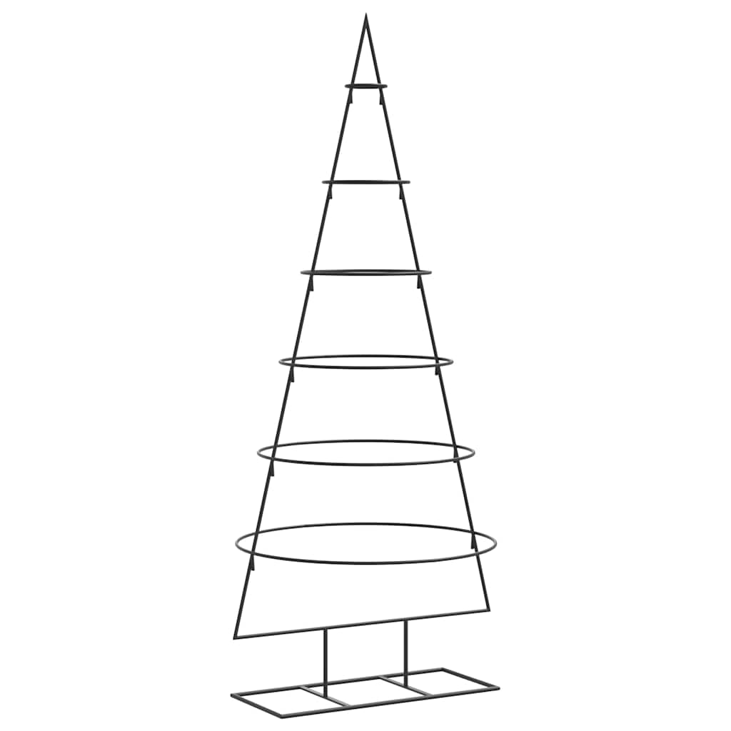 Vidaxl Metalowa Choinka Świąteczna, Do Dekoracji, Czarna, 150 Cm