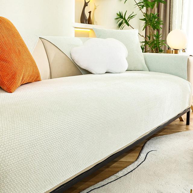 Nový žinylkový potah na pohovku Nordic Univerzální ručník na pohovku Protiskluzový Kombinovaný potah na pohovku Polštář pro ochranu obývacího pokoje
