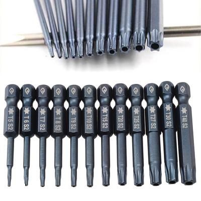 Accuracy Torx Screwdriver Bit Alloy Steel High Hardness