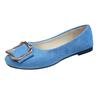 Women's Shoes Flat Shoes Square Toe Slip on Large Size Comfortable Casual Single Shoes Multicolor