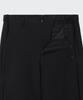 Musinsa Standard Deep Tuck Overlap Wide Hidden Banding Slacks [Black]