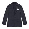 Ferraromilano Men'S Wool Blend Micro Pattern Jacket Navy (Am0Djk10149)