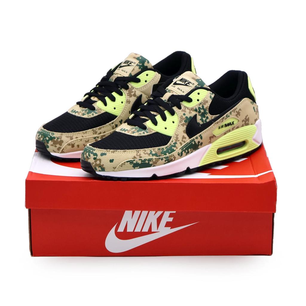 IF1721-700 Nike Air Max 90 PRM Team Gold Light Lemon Twist Phantom Black (Men's)