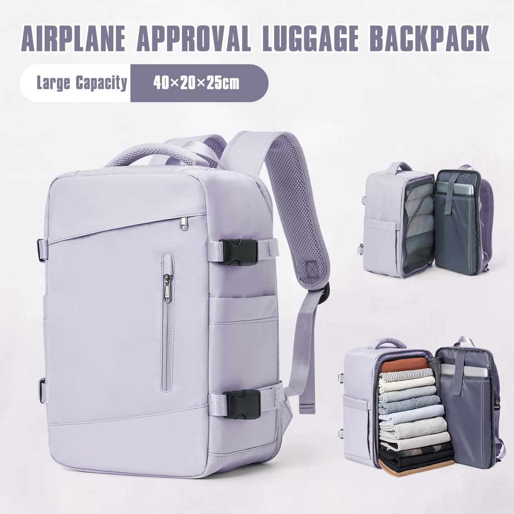 Mochila de Viaje Antirrobo para Equipaje de Mano Hombres Mujeres Ryanair 40x20x25 Bolsa de Cabina Avión Maletín para Portátil