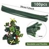 Plush Stick 100pcs Twisting Bar Chenille Stems Wire Pipe Kids Toys DIY Strips Creative Hobby Material Stem Iron Felt Wires