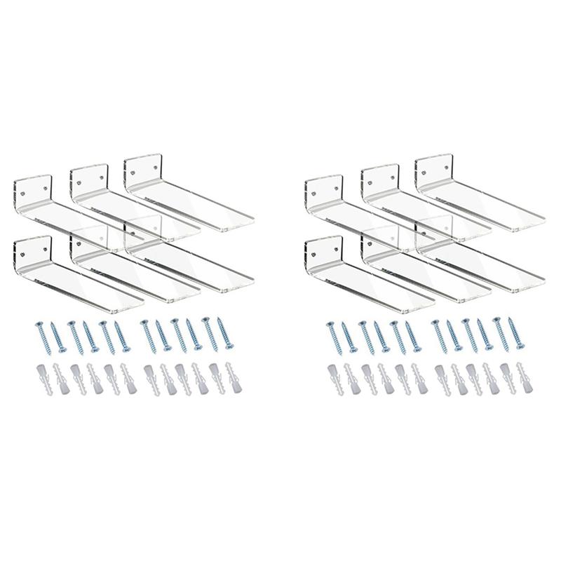 

BAAU 12 Pack Floating Shoe Display,Shelves Wall Mount Levitating Shoe Display Stand For Sneaker Collection Or Shoes Box