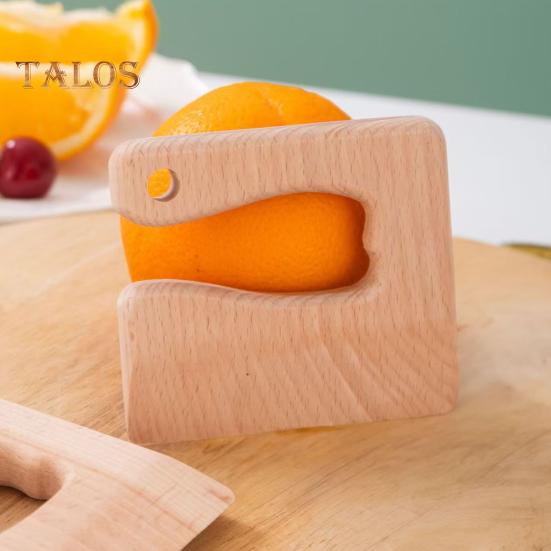 Barnekniv i tre Barnesikker grønnsakskutter Pedagogisk matlagingsleke Late som-lek Kutter for småbarn Kutte og tilberede grønnsaker Frukt