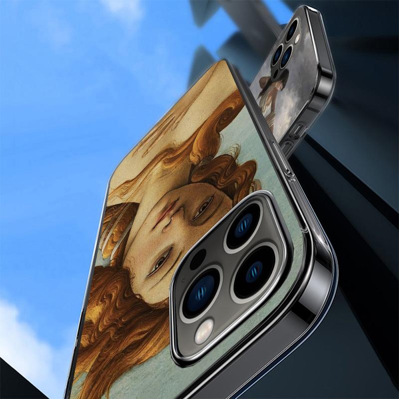 Paint Art Renaissance Phone Case For iPhone 17 Air 16 Pro Max 16E 15 + 14 Plus 11 12 13 Mini 7 8 SE Gift Print Cover Fundas 17 A