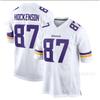 Maglia da Football NFL Minnesota Vikings da Uomo Joshua Dobbs 15 Cotone Abbigliamento per tifosi sportivi Abbigliamento casual per il Giorno della Partita