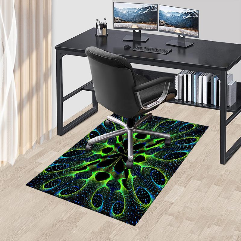 1 szt. Dywan podłogowy z wzorem abstrakcyjnym, bardzo duży, antypoślizgowy, do biura, domu, sypialni, studia, dywan na dużą powierzchnię, dywan do wnętrz, żywe kolory