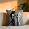 Angels And Demons Cushion Cover Cozy Velvet Throw PillowSoft Warm Cushion For Sofa  Bed