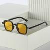 Retro square sunglasses, European and American fashion rice-ordered leopard print glasses, simple literary sunglasses for women