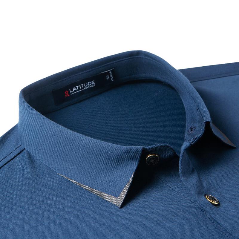 MONTAGUT Men's Seamless & Breathable Business Long-Sleeve Shirt