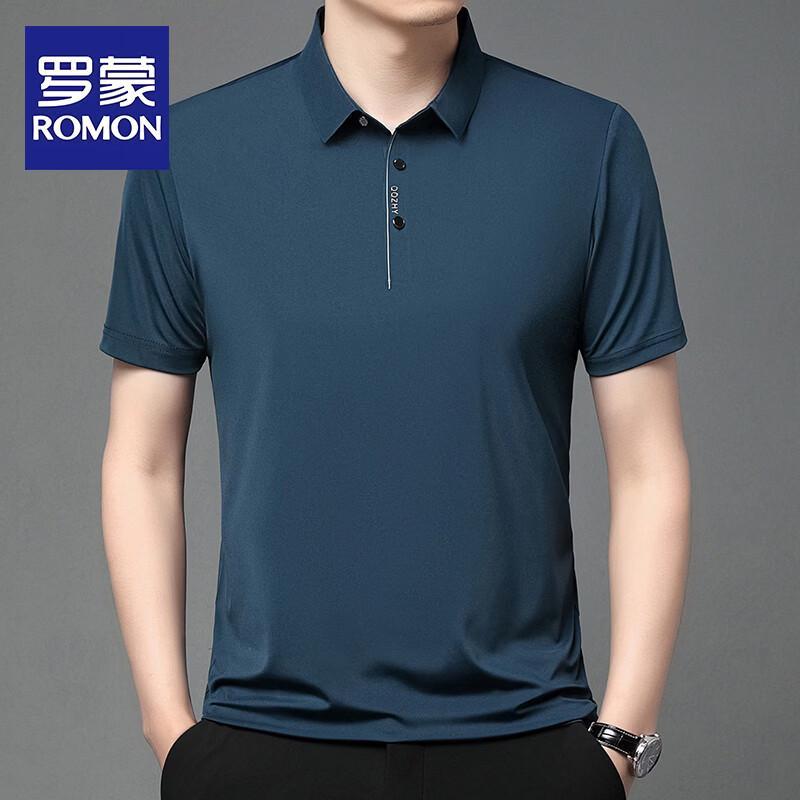 ROMON Men s Short Sleeve Cool-Feel Polo Shirt XXXXL