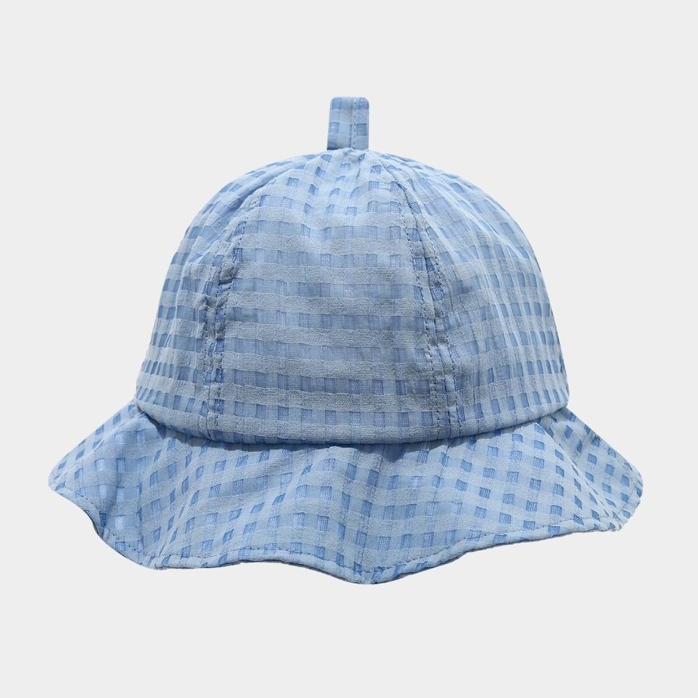Japanese Plaid Bucket Cap Summer Women's Sun Hat Fashion Fisherman Caps  Outdoor