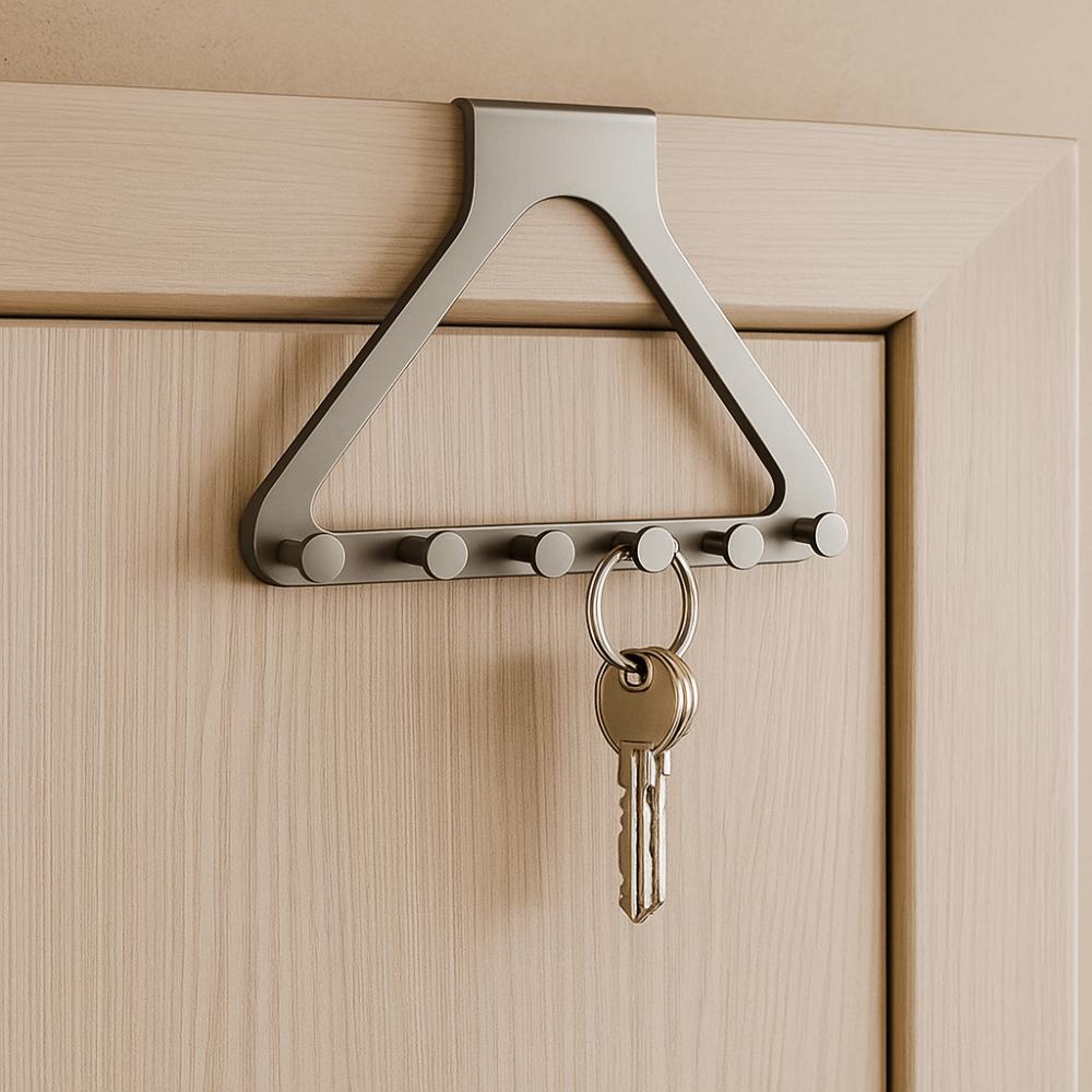 Rustproof Triangle Door Hook Stable Door Back Clothes Hook Clothes Coat Storage Hook Closet