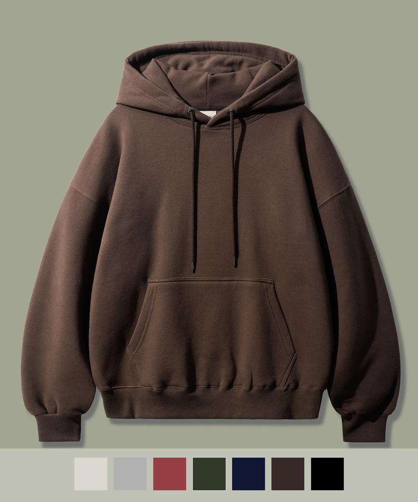 Flow Days Fleece-Lined Hoodie Brown Kjhd1545