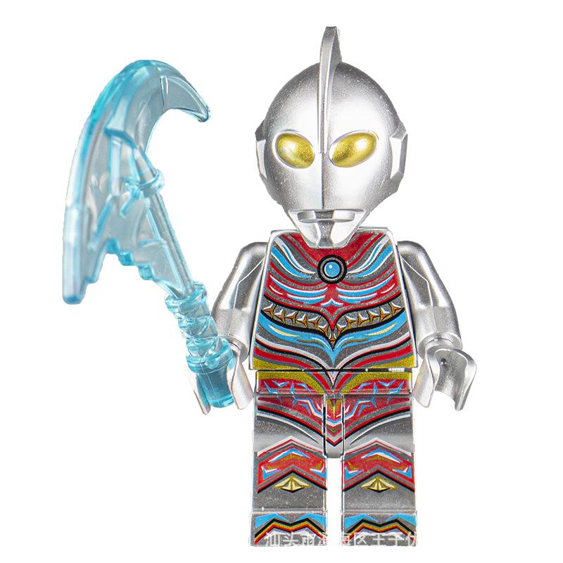 Ninja Warrior Superhero Doll With Weapon Single Building Block Assembly Toy