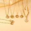Cross-Border INS Women's Stainless Steel Sweater Chain Necklace Bamboo Chain European American Niche Design Fashionable Light