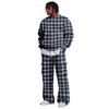 Men's Layer Sweatshirt and Cargo Pants Set with Elastic Waistband