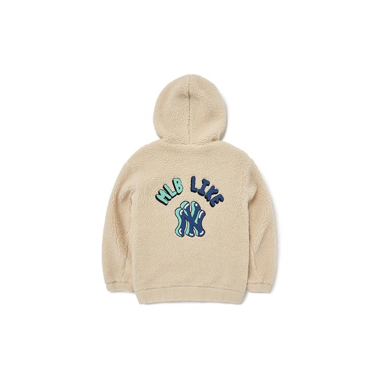 New MLB Velvet-feel Coat Light Beige Kids' 7AFDL0126-50BGL