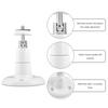 2pcs 360 Degree Rotatable Security Camera Indoor Outdoor Wall Metal Bracket Mount
