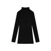 Women's Spring Goddess Style Long-Sleeved High-End Little Black Dress