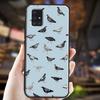 Pigeons Collage Silicone Cover For Samsung A12 A32 A42 A52 A72 A21S A20S A30S A31 A41 A51 A71 A50 A70 Case