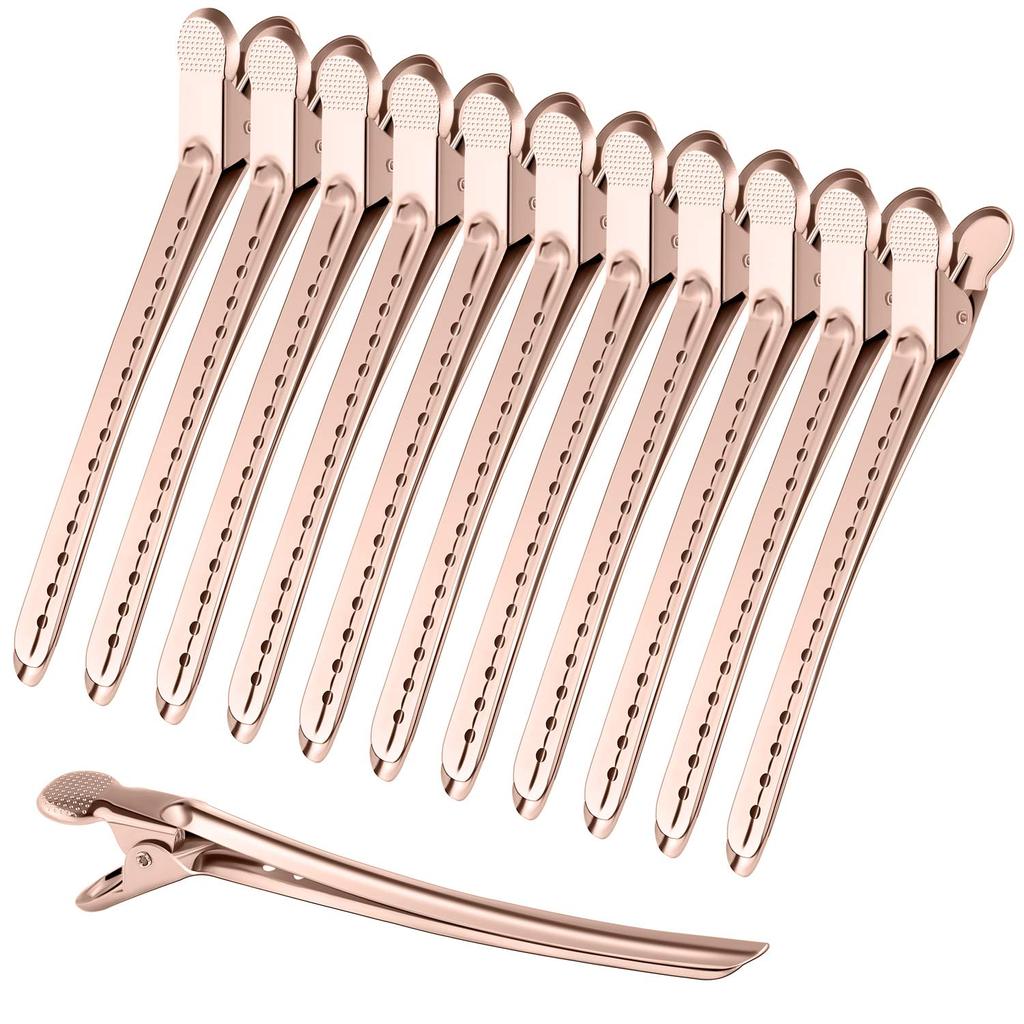 Metal Duckbill Clip Crocodile Curly Hairpin Barrettes Hairstyle Holder Fluffy Hair Root Salon Haircut Headwear Bobby Pin